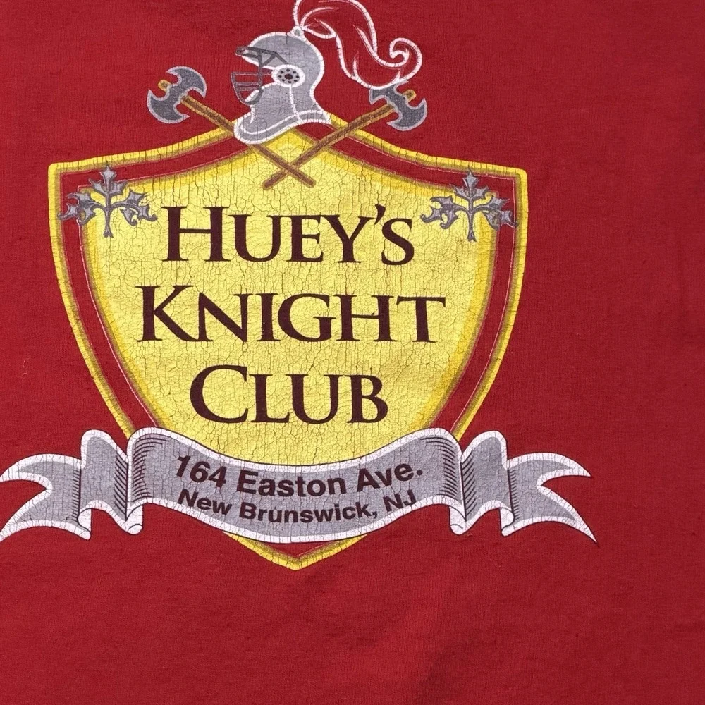 Vintage Miller Lite 21st Birthday T Shirt Red Beer Promo Hueys Knight Club L